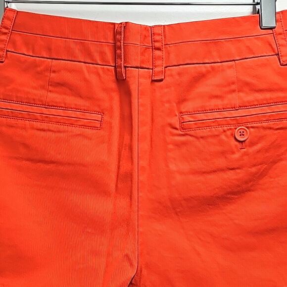 J. Crew Womens Chino Shorts 4 Pockets Beltloops Zip & Hook Closure Size 8 (NWOT) - Picture 5 of 8
